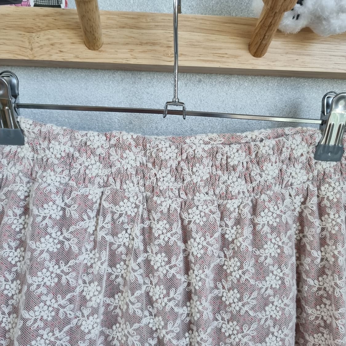 JPN Flower Lace Skirt 상품이미지6