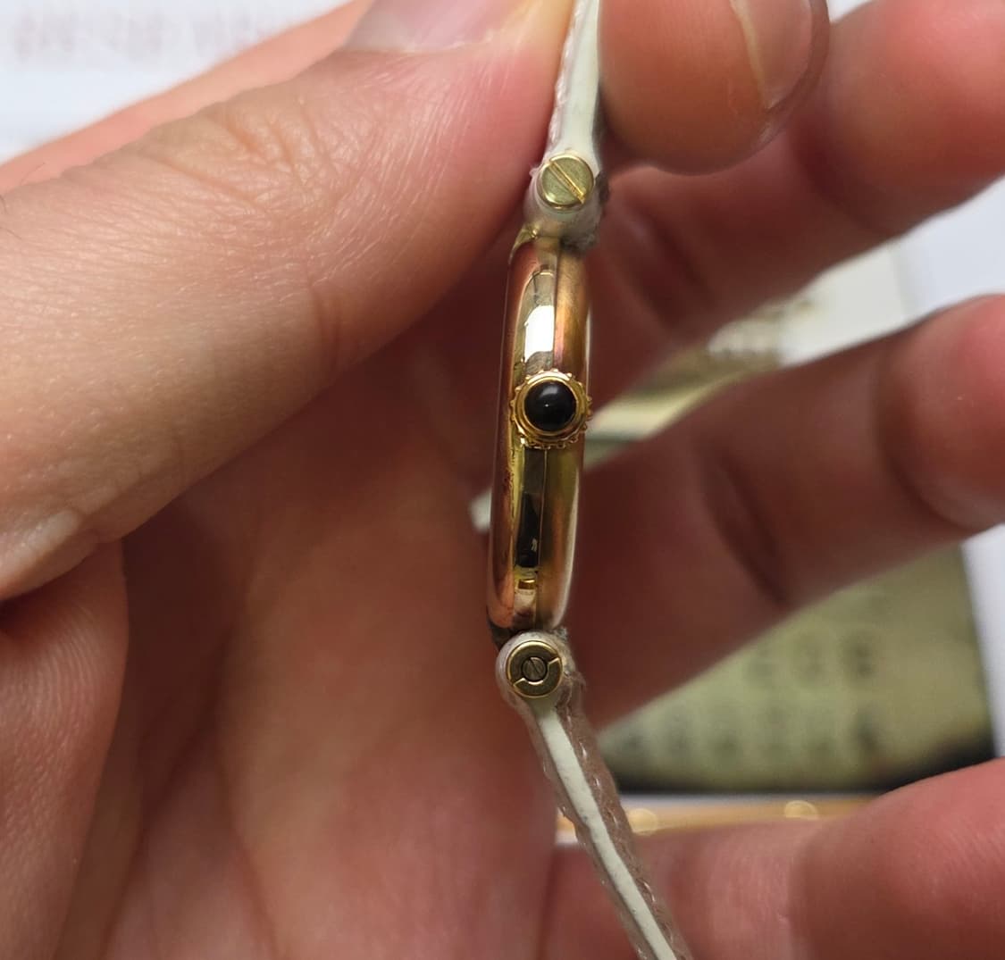 빈티지 까르띠에 머스트드 방돔 희귀 로만그레이 여성용 (감정서 포함) 상품이미지6