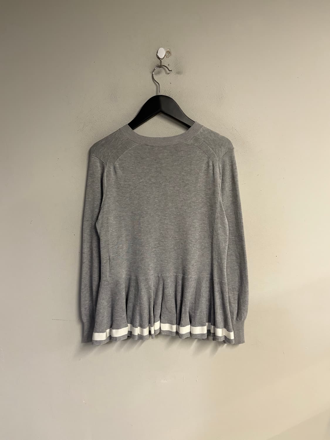 SACAI LUCK back panel cardigan grey 2 상품이미지4