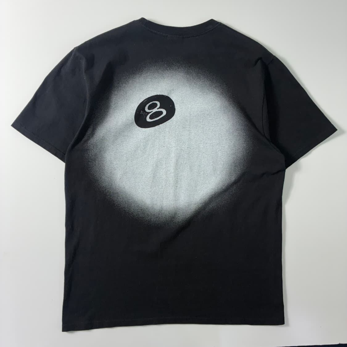Stussy  스투시 8볼 페이드 블랙 반팔티셔츠  상품이미지2