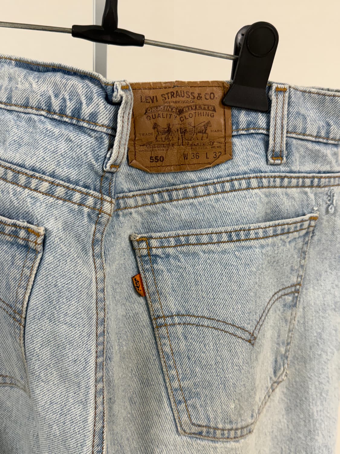 90's Levis 550 (Made in USA) - 33.5inch 상품이미지3