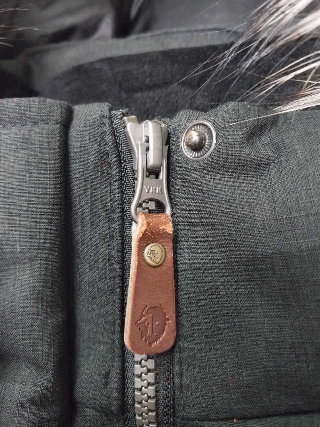 블랙야크 퍼 후드 롱패딩 95 상품이미지5