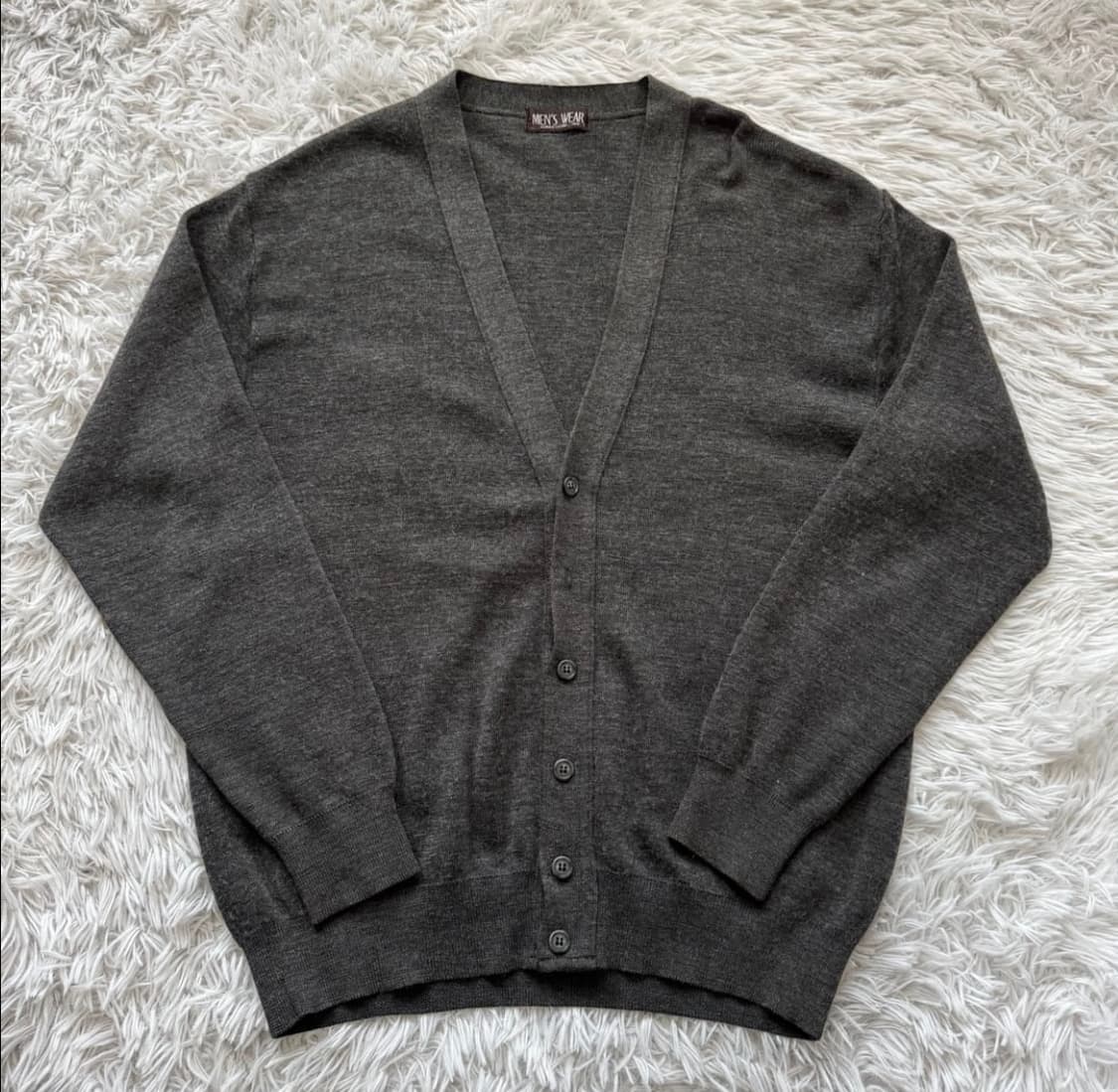 MENS WEAR 일본빈티지 울 니트 벌룬핏 가디건 XI 105 상품이미지1