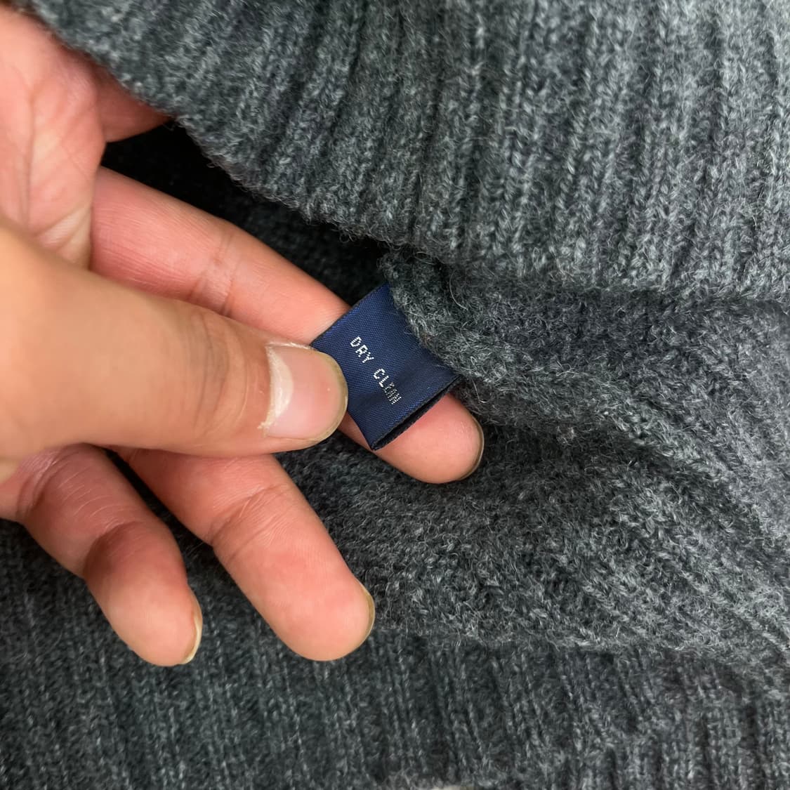 95 폴로 랄프로렌 90s 램스울 차콜 니트 상품이미지4