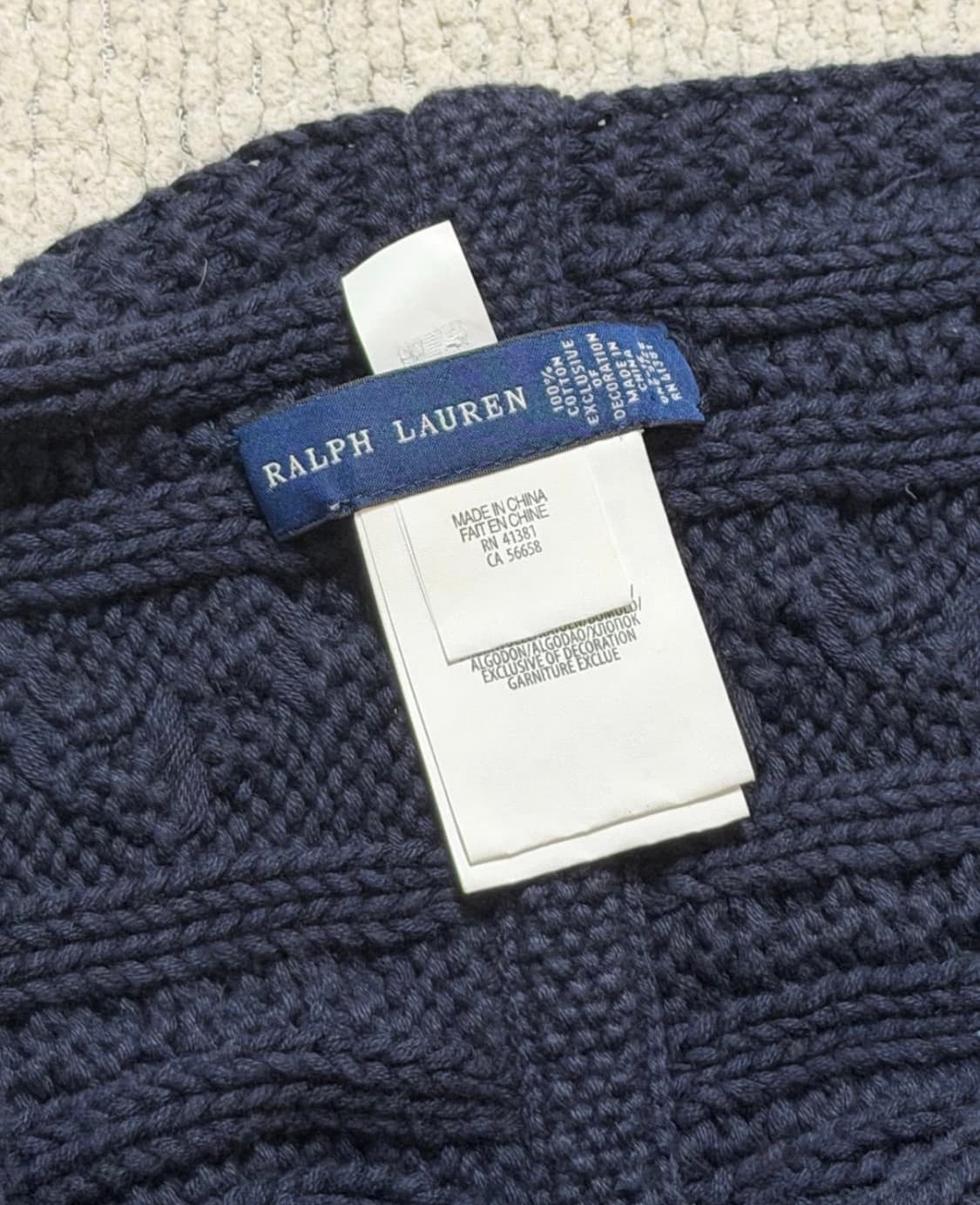 폴로 랄프로렌 니트 넥 워머 상품이미지3