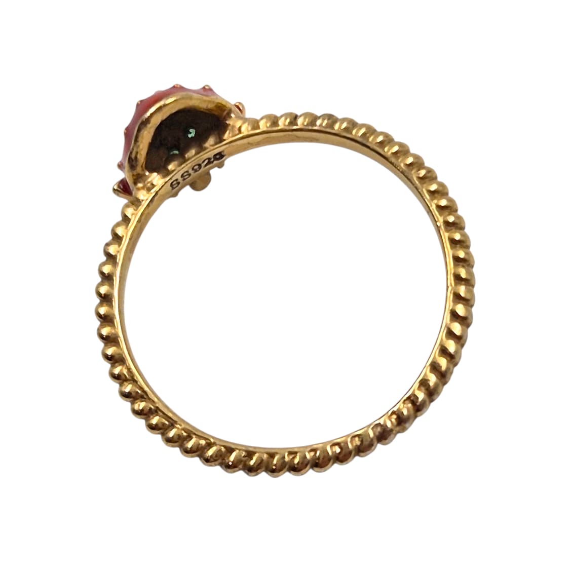 마크제이콥스 실버925 딸기 큐빅 반지 상품이미지4