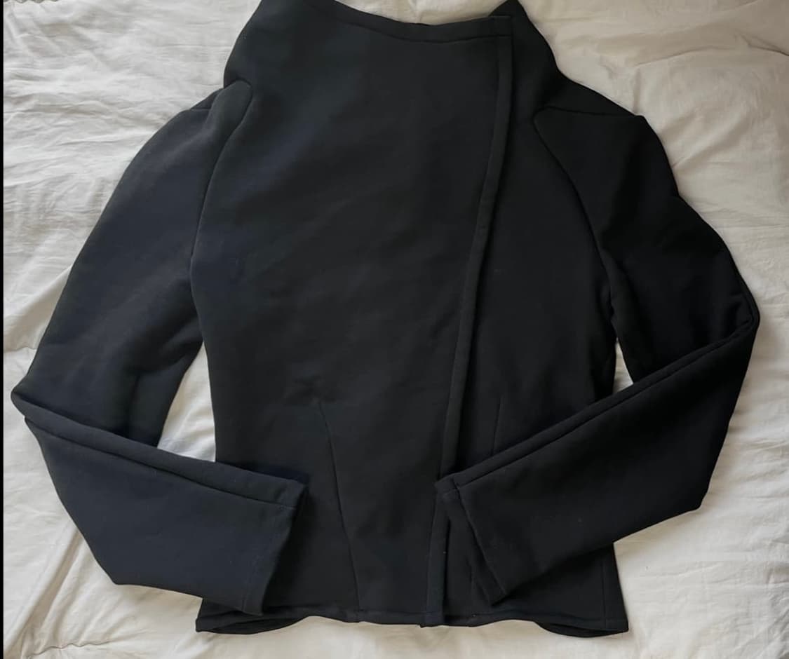 Bias Zipper Sweat Jacket 상품이미지6