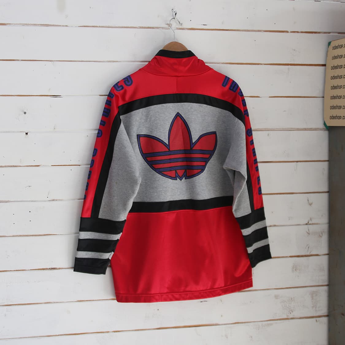 (착용컷) 90's 아디다스 올드스쿨 하이넥 스웻 셔츠 (남성용 98) 상품이미지2