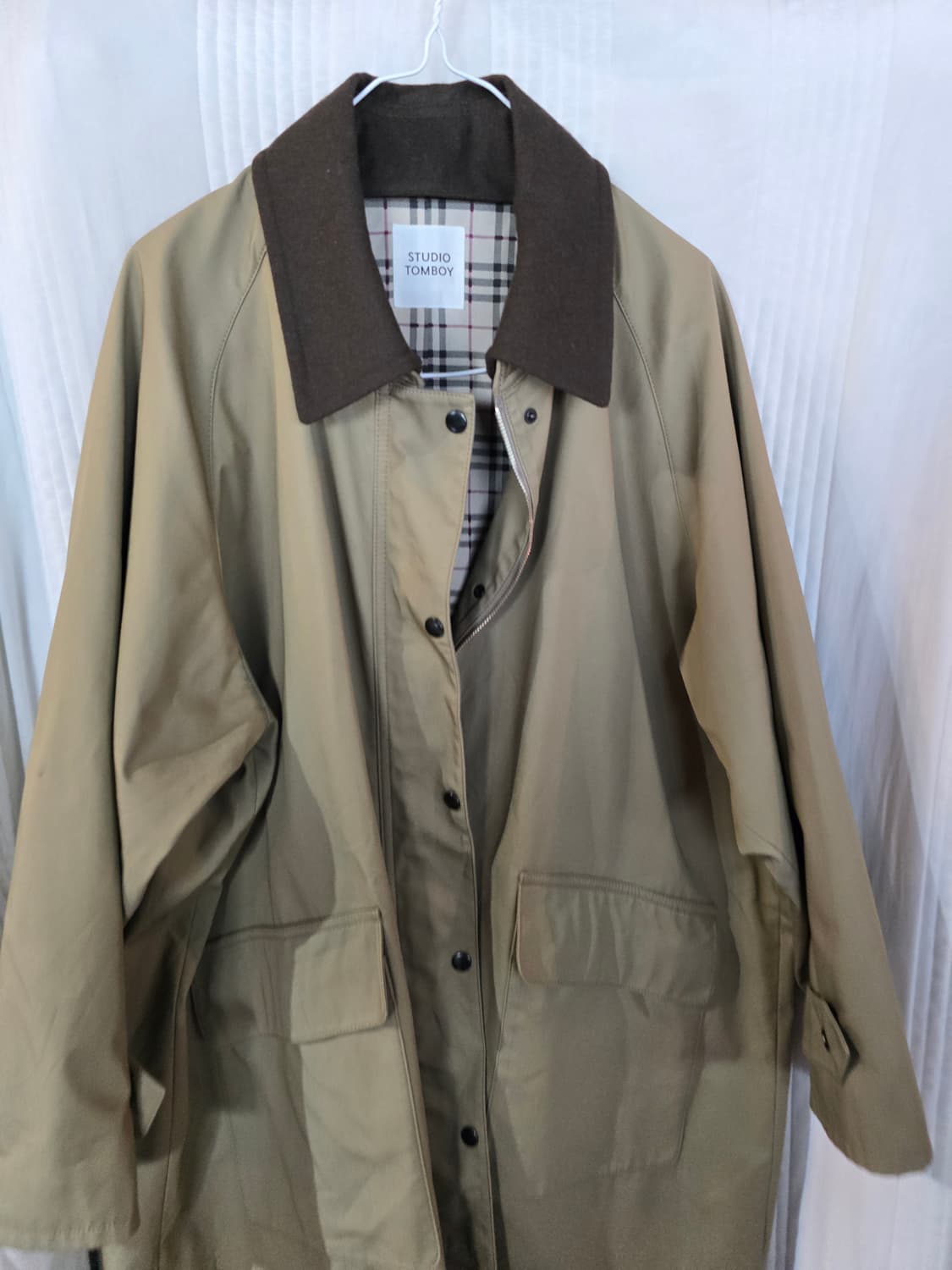 톰보이 오버핏코트  상품이미지1