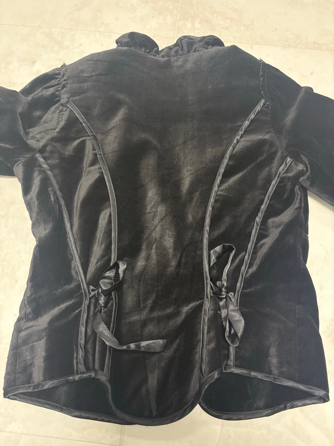 Japanese Vintage 벨벳 자켓 고스로리st 상품이미지3