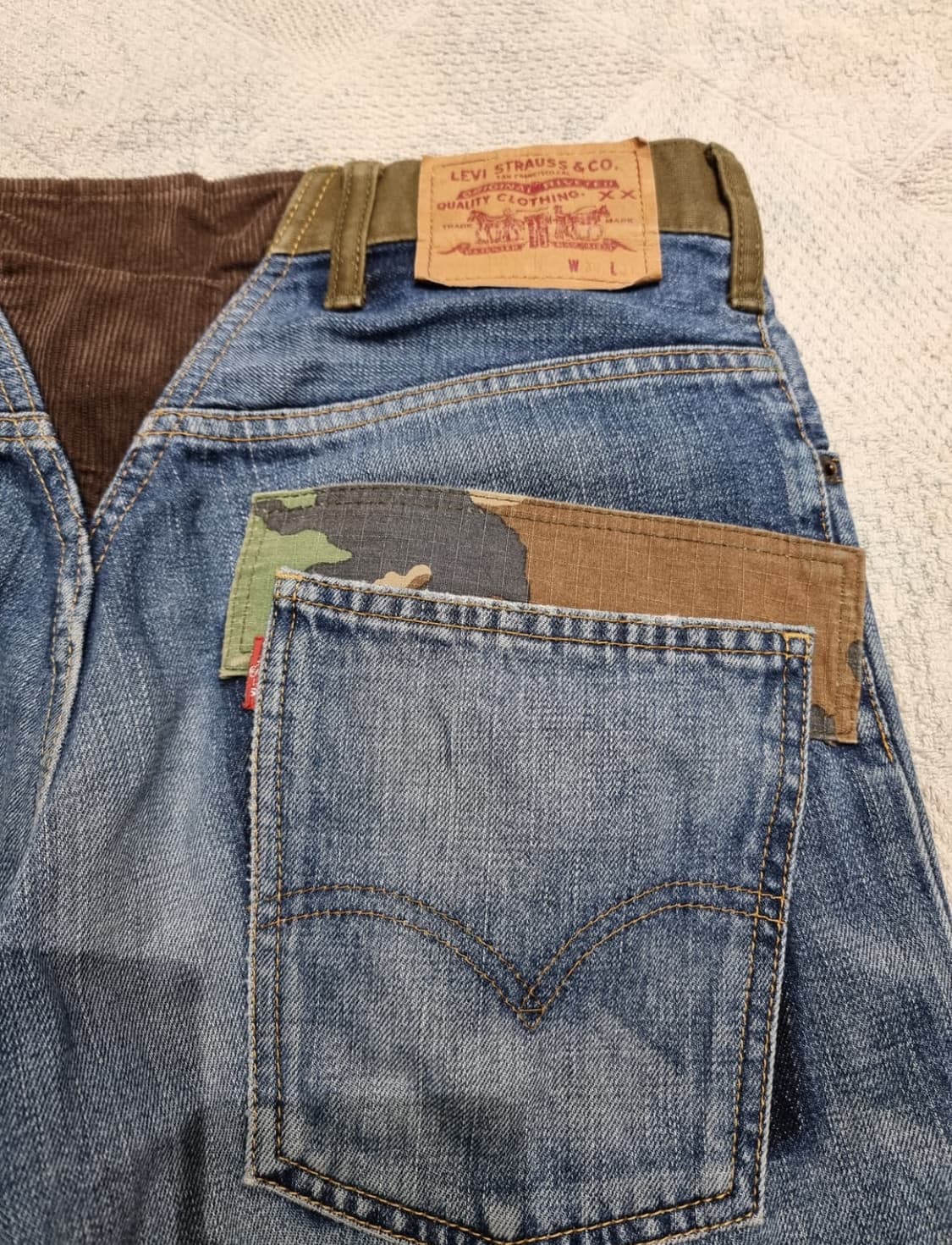 준야와타나베 리바이스 플레어진 상품이미지4