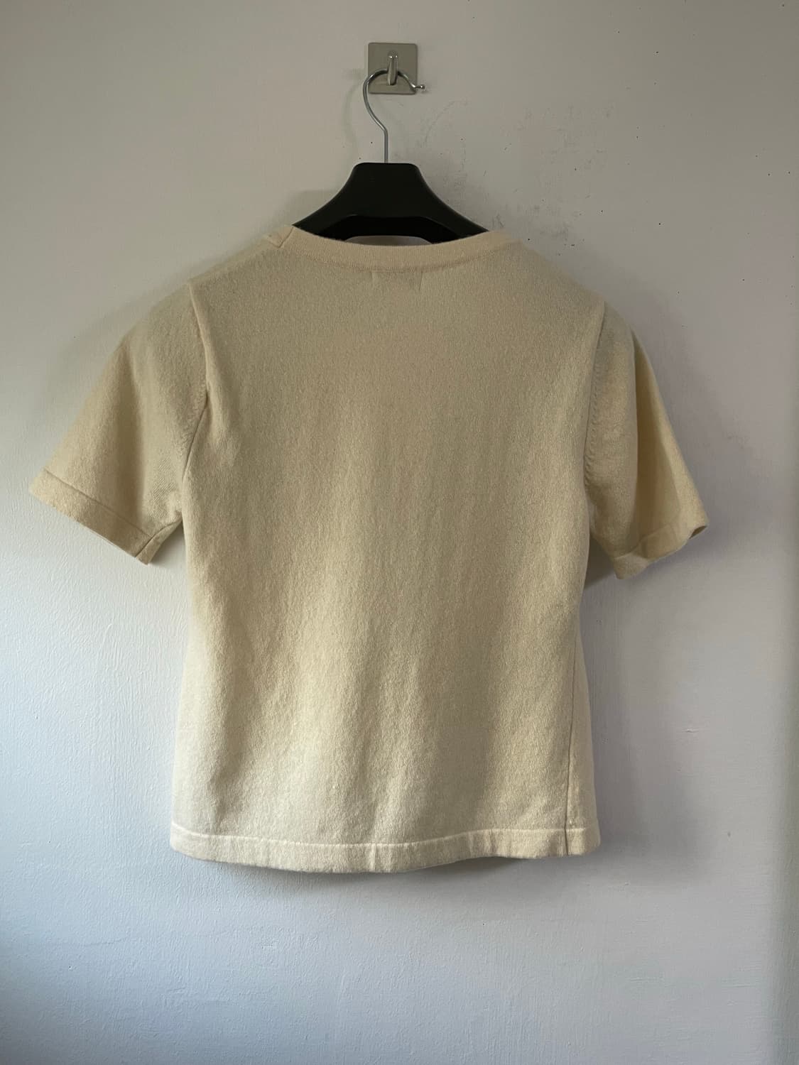 시엔느 울 라운드 크림 니트 새상품 상품이미지8