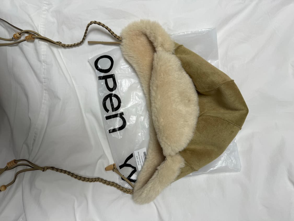 오픈와이와이 시어링 트래퍼햇 베이지 상품이미지2