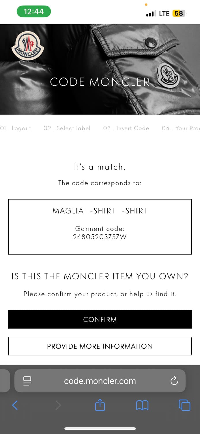 MONCLER MAGLIA T-SHIRT 반팔티 14사이즈 정품 상품이미지5