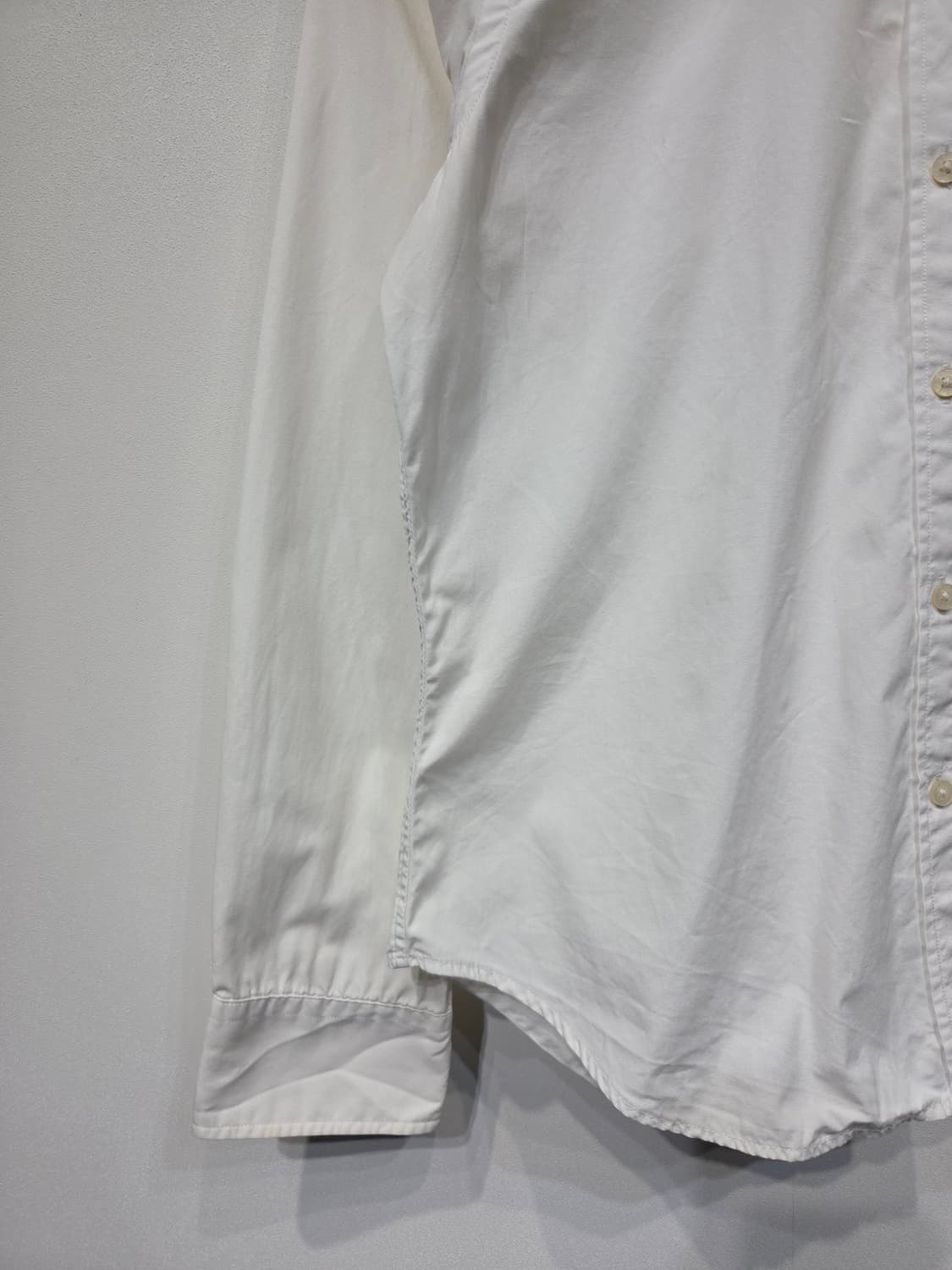 로렌 랄프로렌 골드 크레스트 자수 화이트 셔츠 상품이미지4