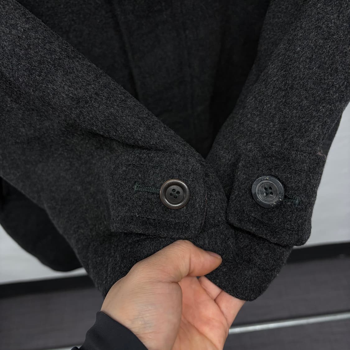 런던포그 울 코트 상품이미지7