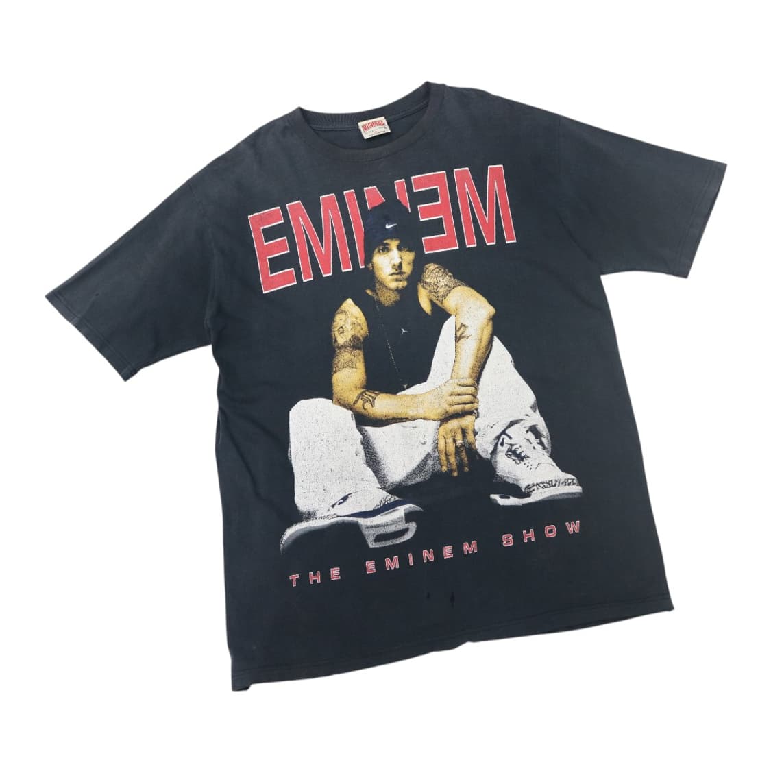 빈티지 00s 에미넴 'The Eminem Show' 랩 티셔츠 (XL) 상품이미지1