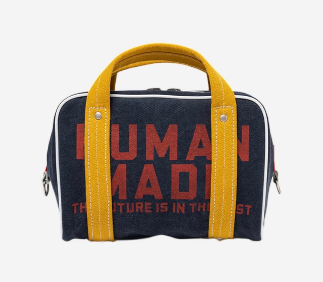 새제품) 휴먼 메이드 캔버스 보스턴 백 토트백 스몰 네이비 가방 상품이미지1