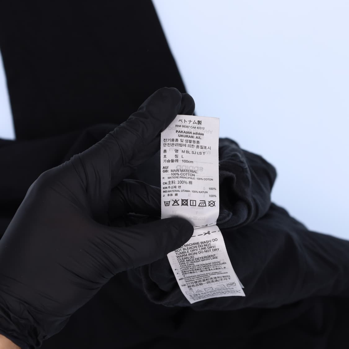 L 아디다스 빅로고 긴팔 티셔츠 0428T 상품이미지4
