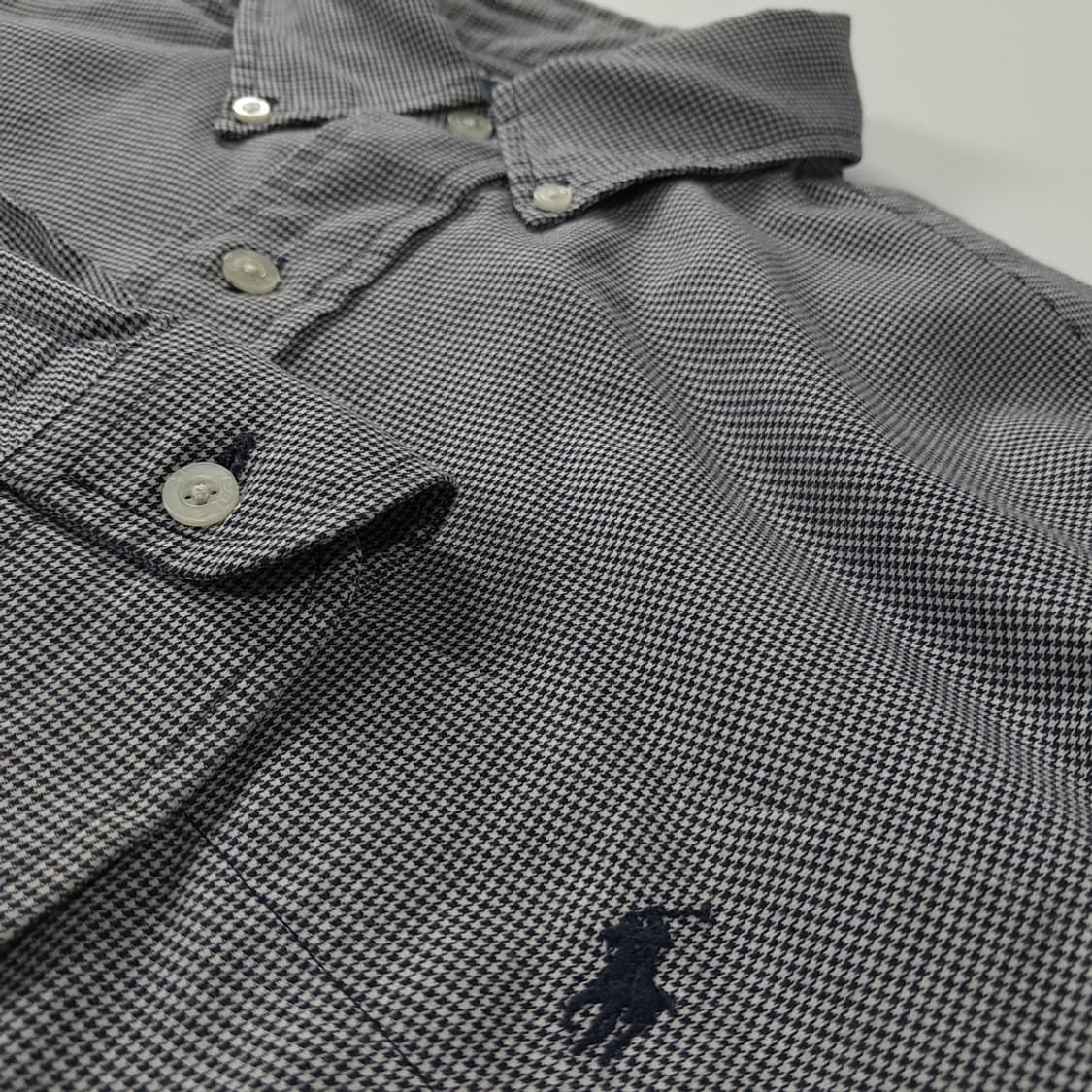 CK249 S 폴로 90s 미국판 마이크로 하운드투스 셔츠 남방 상품이미지4