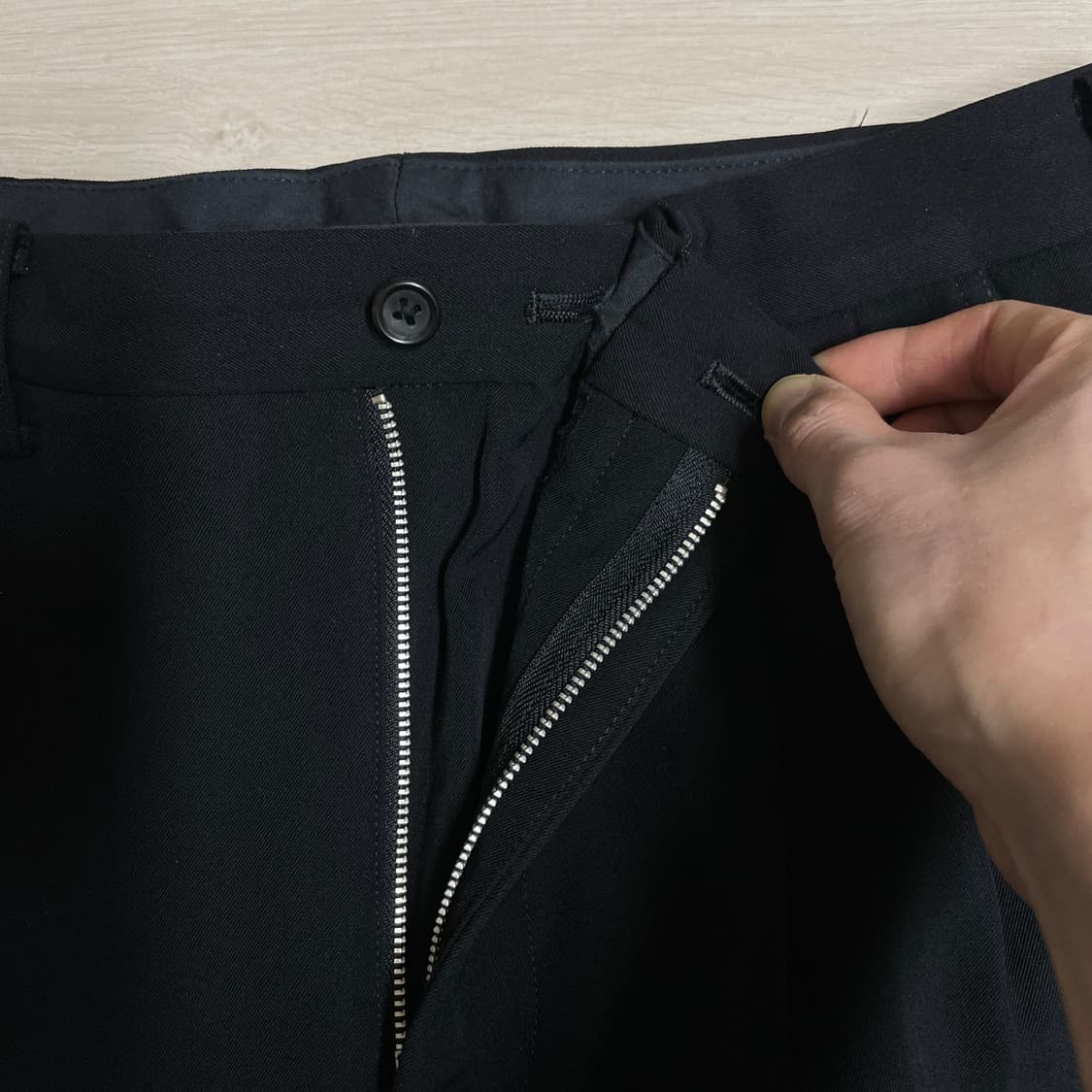 요지야마모토 뿌르옴므 와이드 울 트라우저 상품이미지3