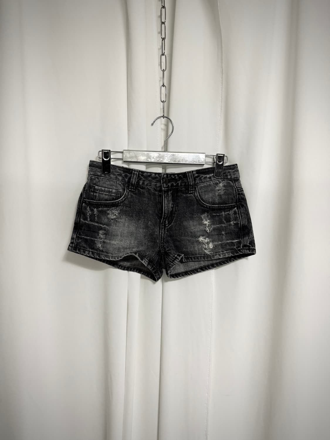 Gray washed shorts 상품이미지1