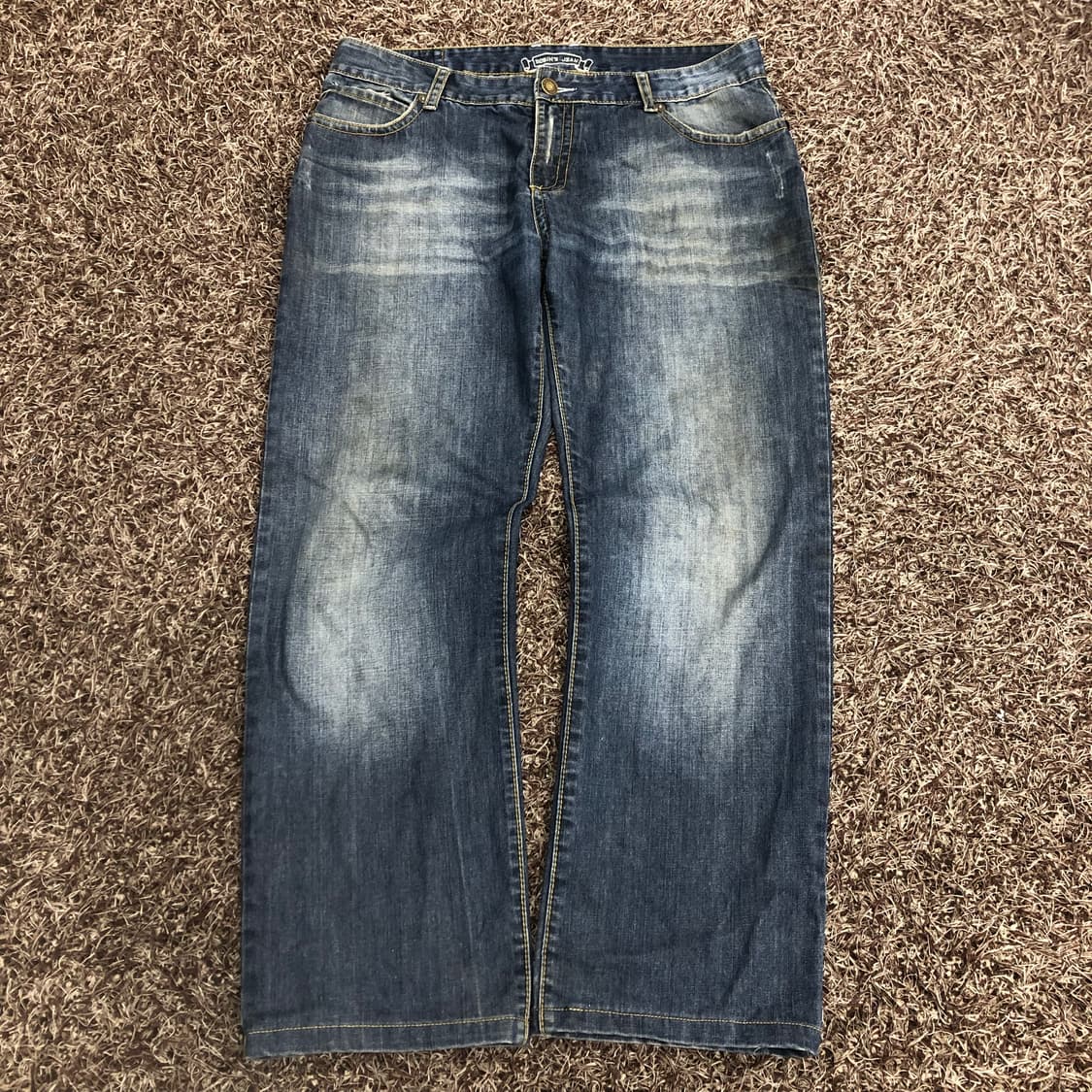 로빈스진 Y2k 와이드 데님 팬츠 상품이미지4