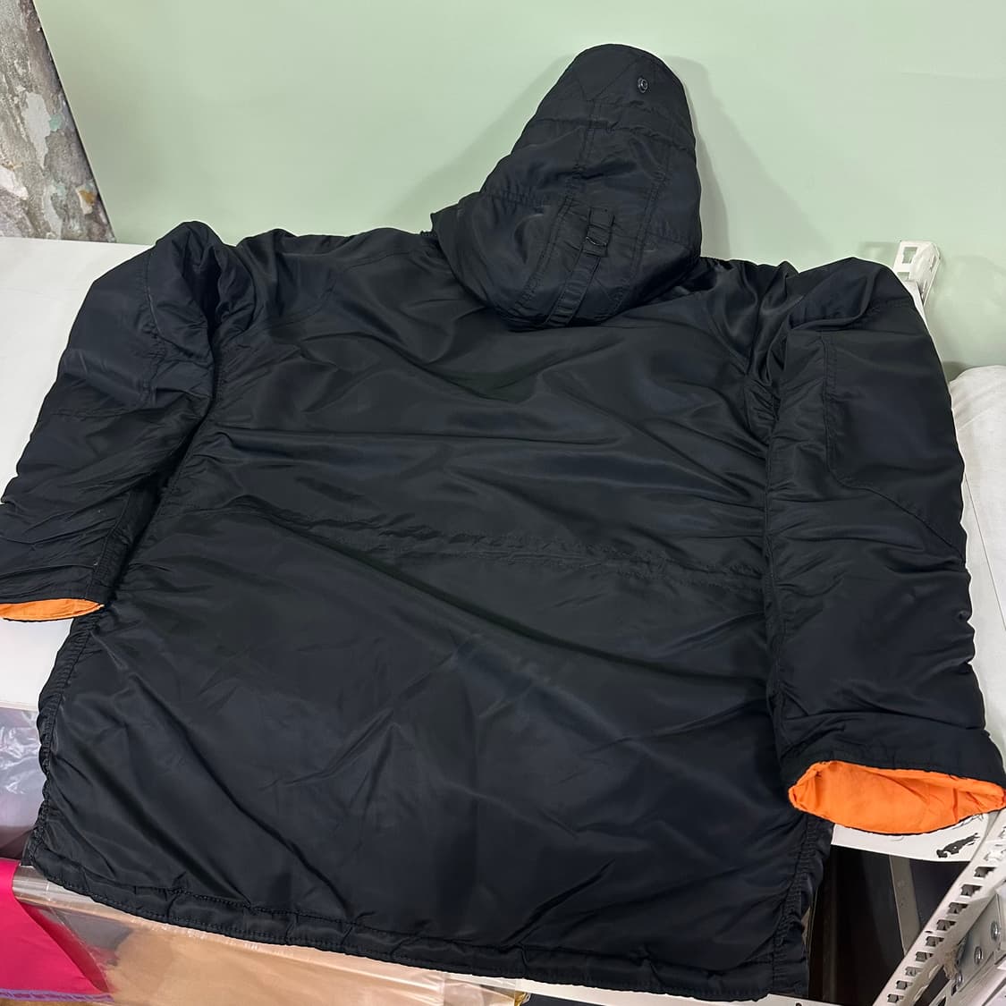 M 알파인더스트리 블랙 N3B 야상점퍼 상품이미지5