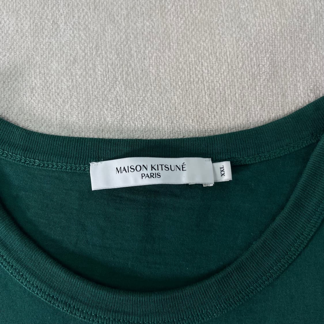 105 메종키츠네 올라잇 폭스패치 반팔 티셔츠 상품이미지4