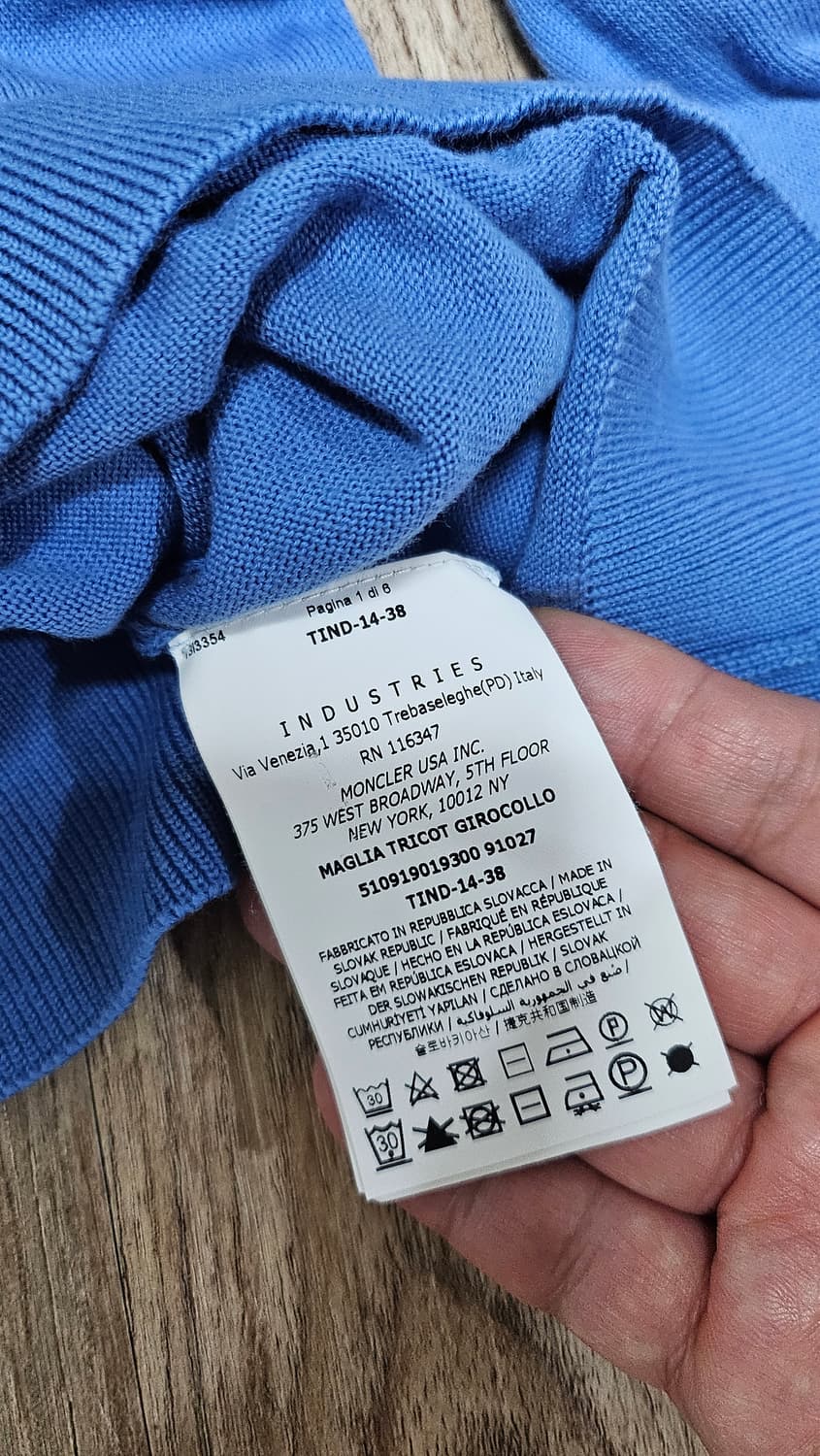 몽클레어 남성 니트 M 상품이미지4