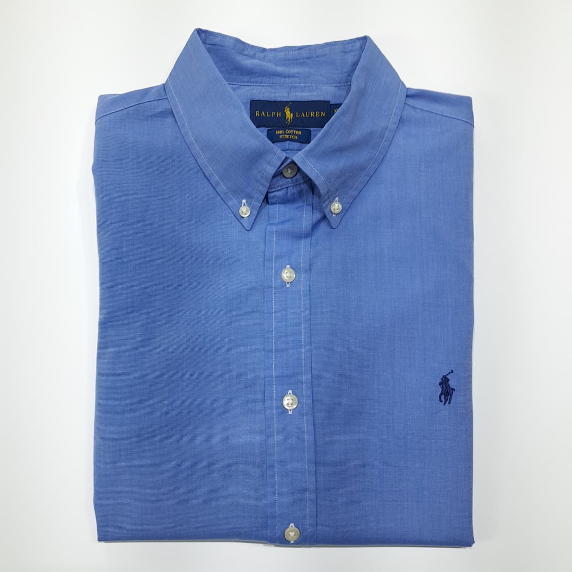 CL527 XL 폴로 코튼 스트레치 블루 셔츠 남방 상품이미지7