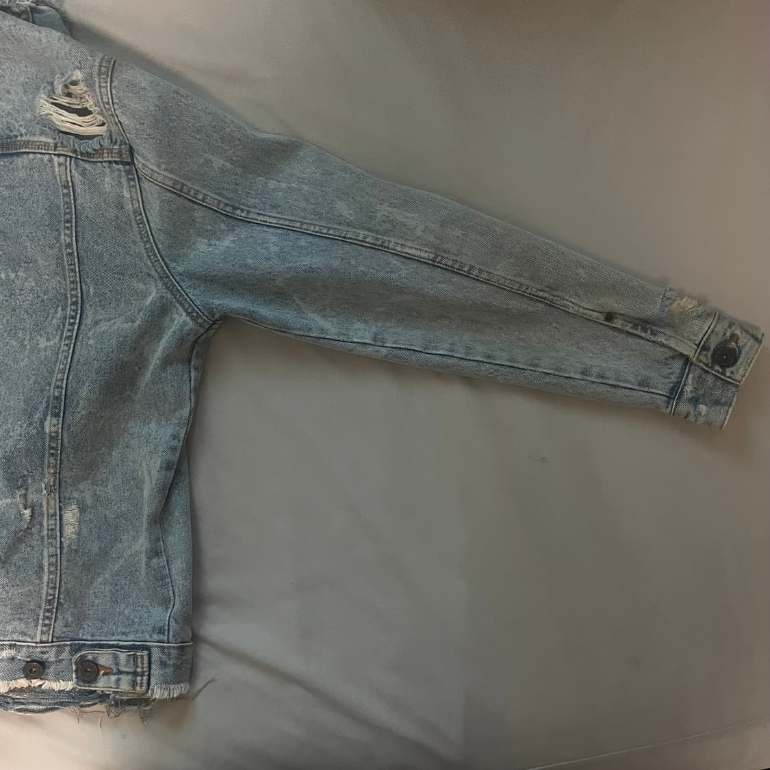 Zara 데미지 데님 자켓 상품이미지7