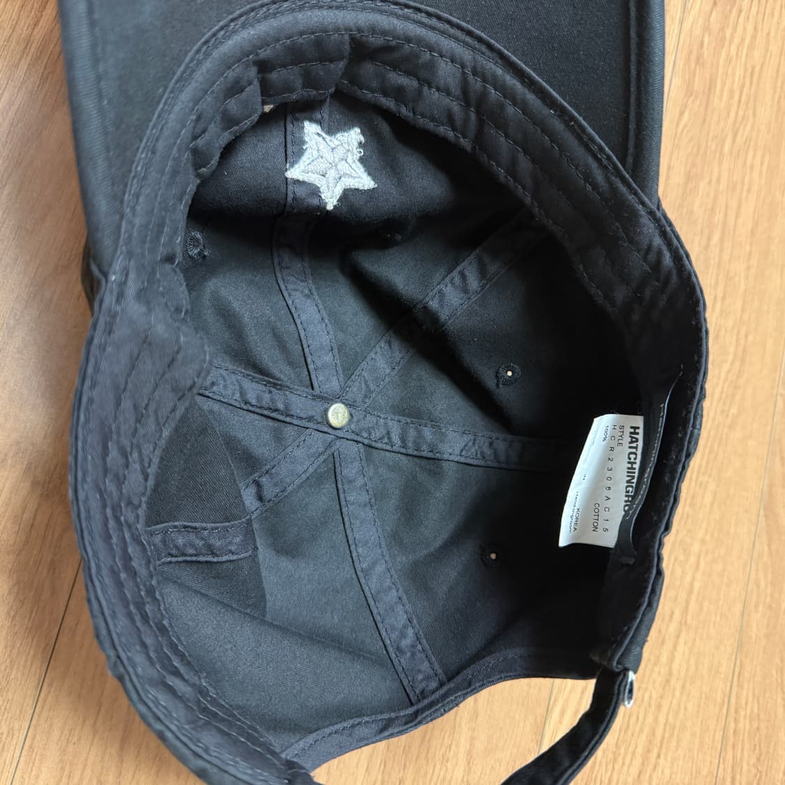 해칭룸 볼캡 블랙 상품이미지2