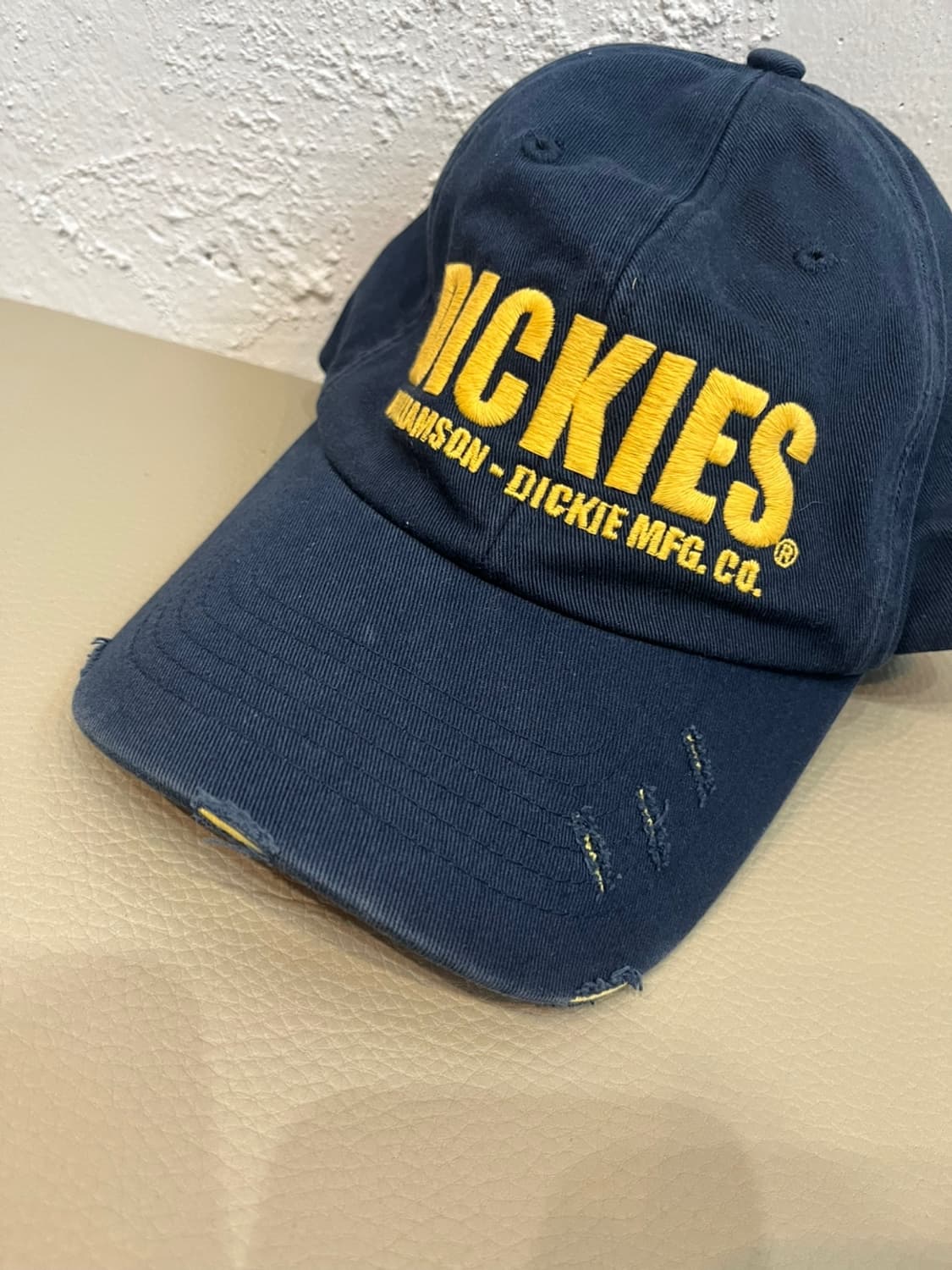 디키즈 데미지 캡 모자 네이비 상품이미지2