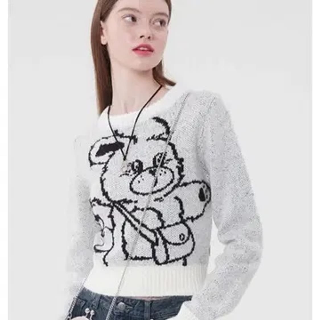 키르시 버니 니트 (장원영 • 카리나 착용) 상품이미지1