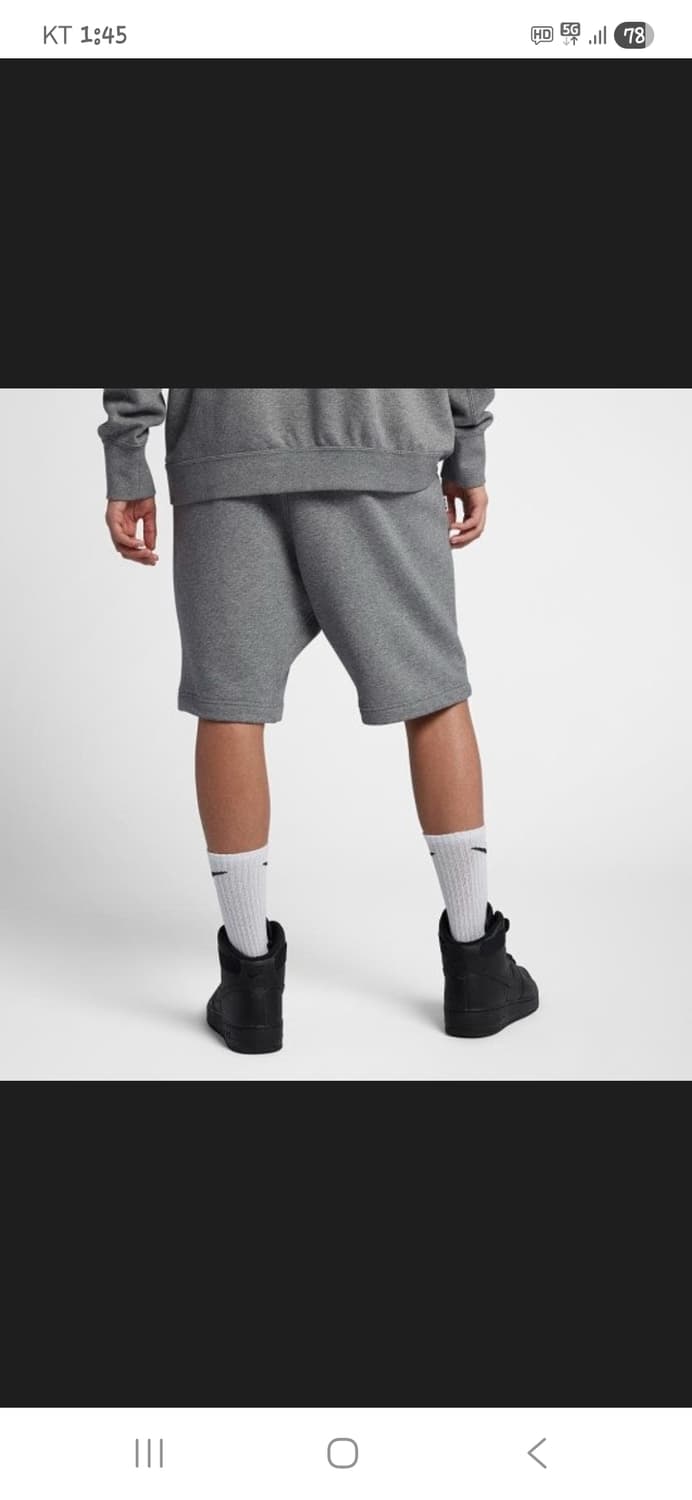 나이키 스포츠웨어 nsw 부클와펜 플리스 기모 반바지 L 상품이미지7