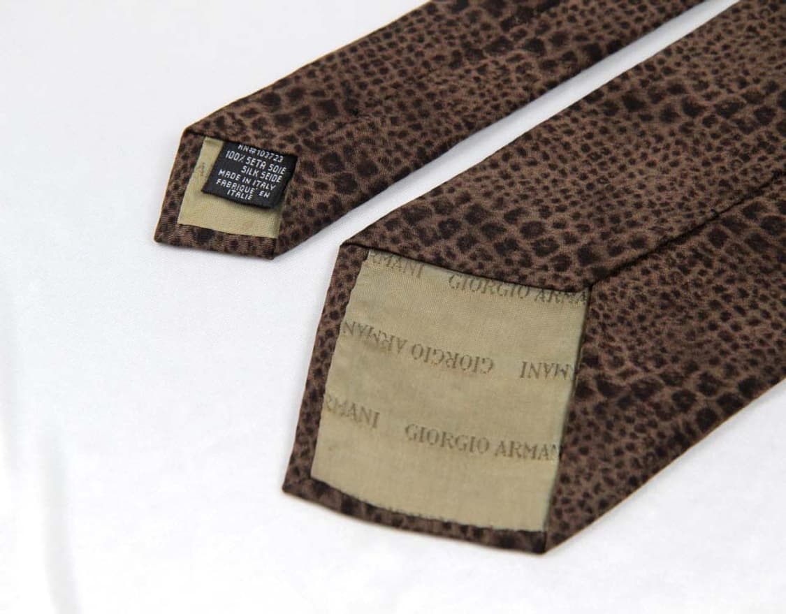 알마니 9.2cm A등급 클래식 남자 명품 넥타이 상품이미지4