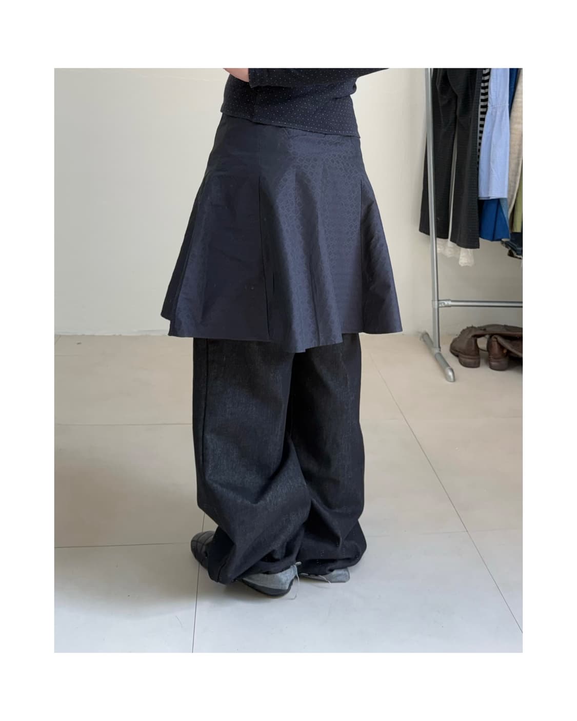 빈티지 미디 스커트 상품이미지1