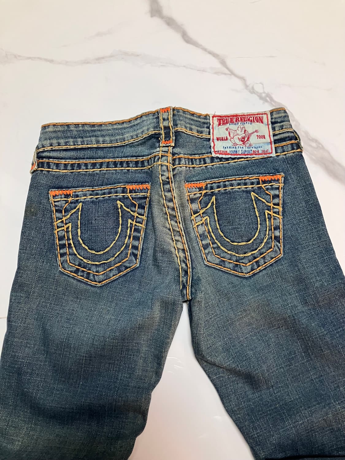 Johnny super T 조니 수퍼티 다크워시 부츠컷 트루릴리젼 상품이미지4