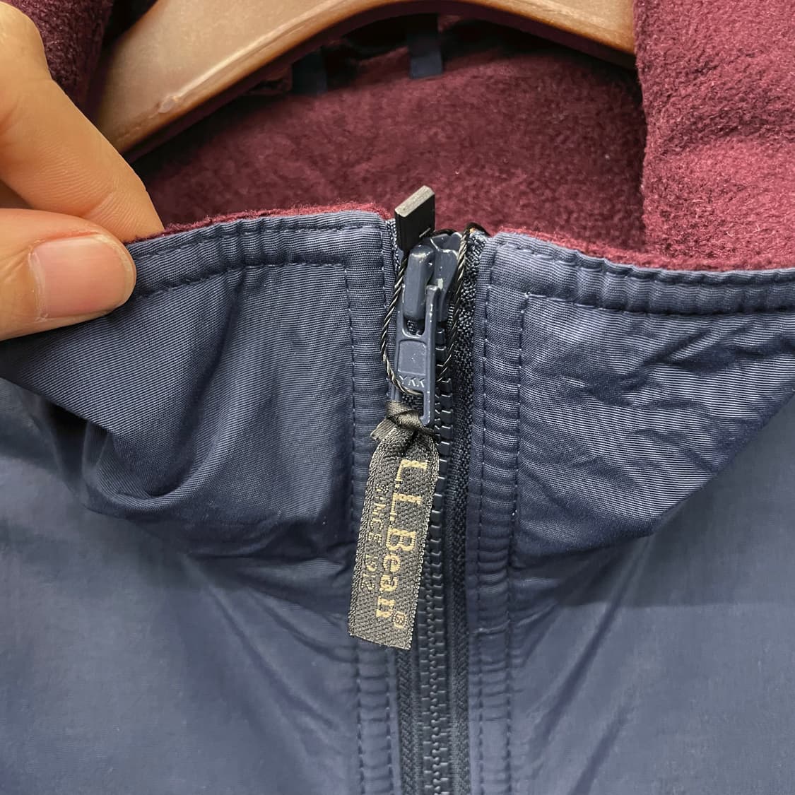 90s 엘엘빈 L.LBean 웜업 자켓 트랙 플리스 안감 자켓  상품이미지4