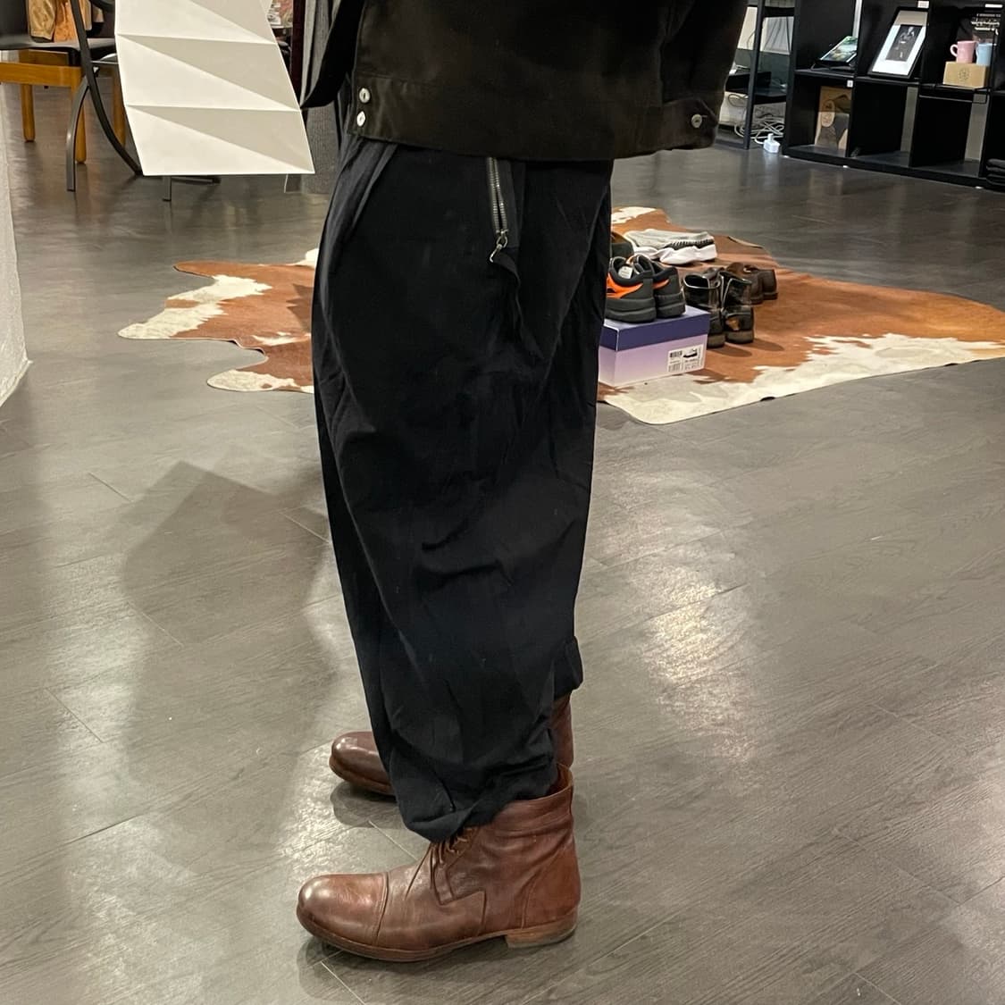 크리스찬 포 레더 컴뱃 부츠 상품이미지5