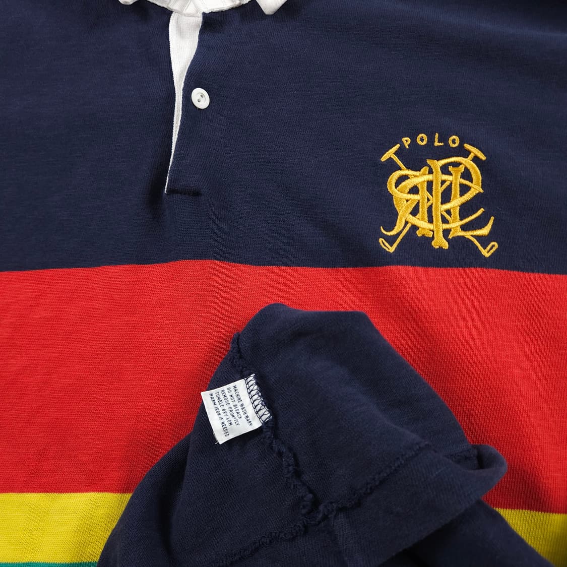 (6XB) 폴로 랄프로렌 무지개 럭비티 빅사이즈 상품이미지4