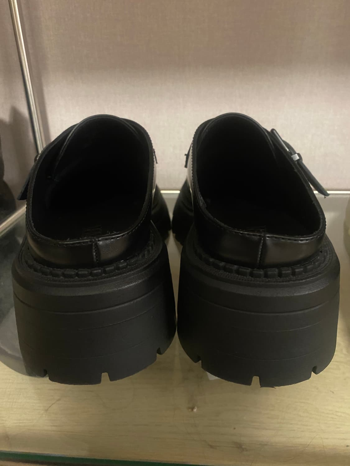 자라 남성 버클 레더 로퍼 구두 클로그 블로퍼 6cm 270 상품이미지2