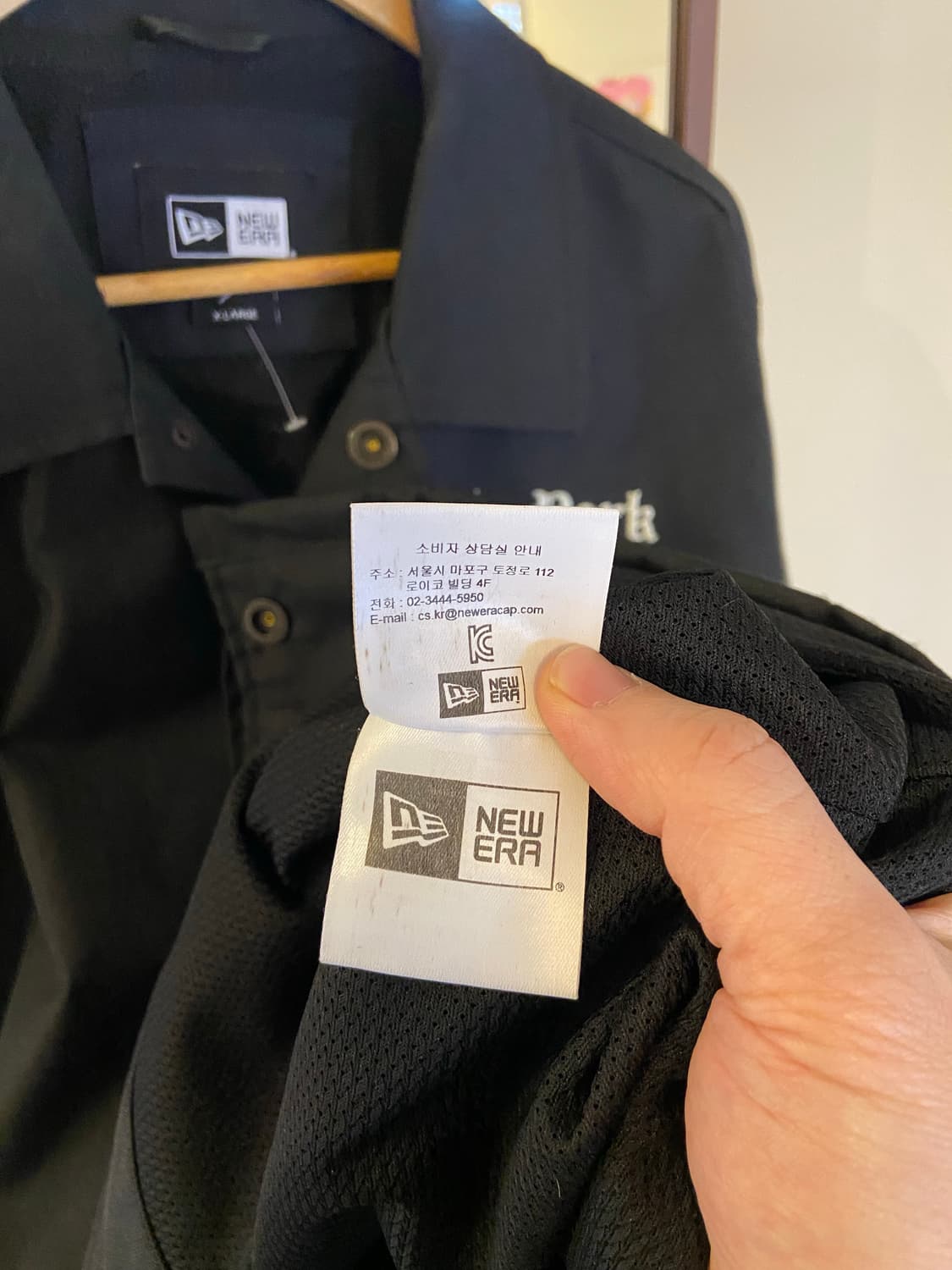 뉴에라 블랙 코치 자켓 상품이미지7