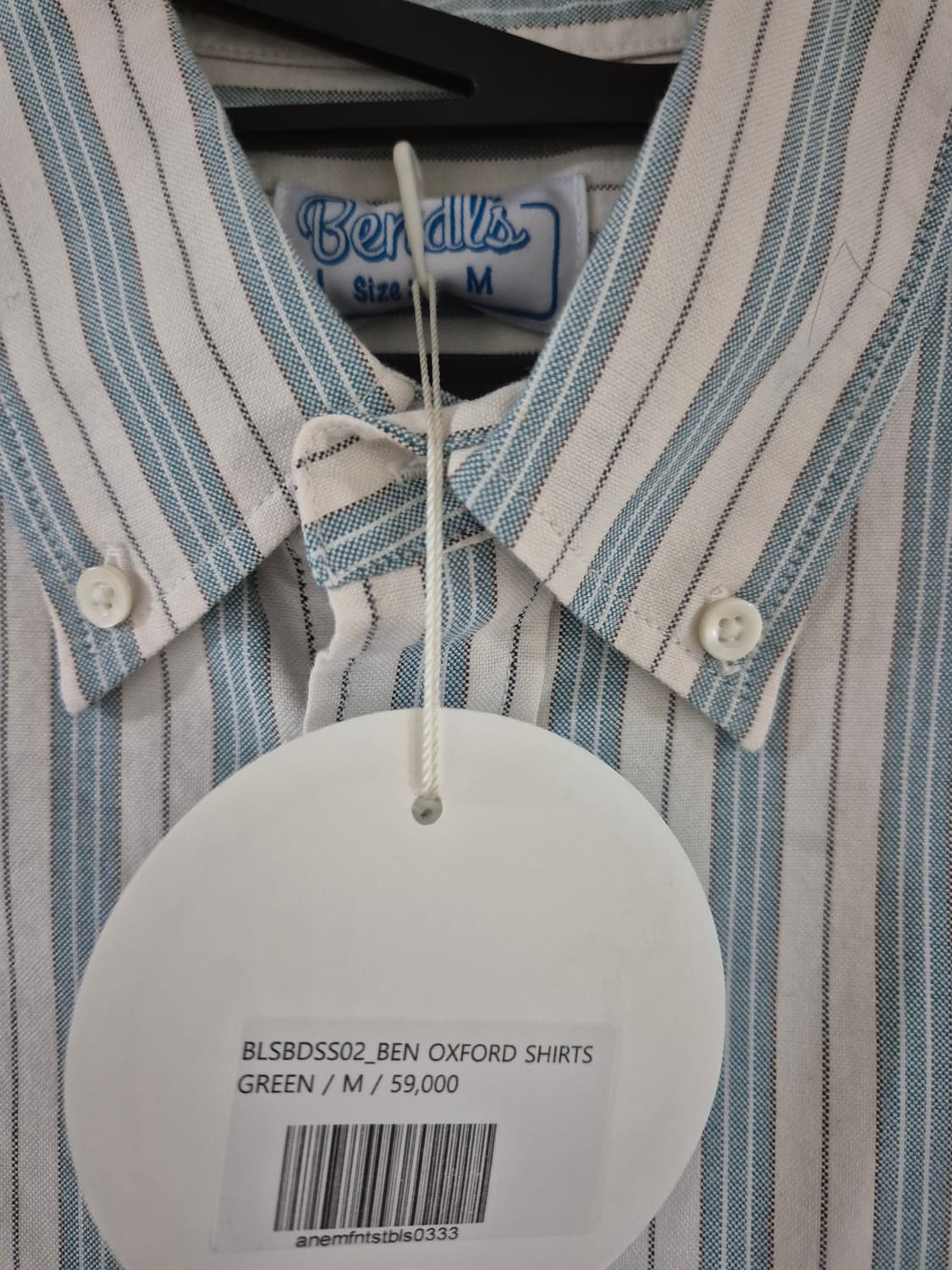 새상품 벤들스 옥스포드 긴팔셔츠 상품이미지8