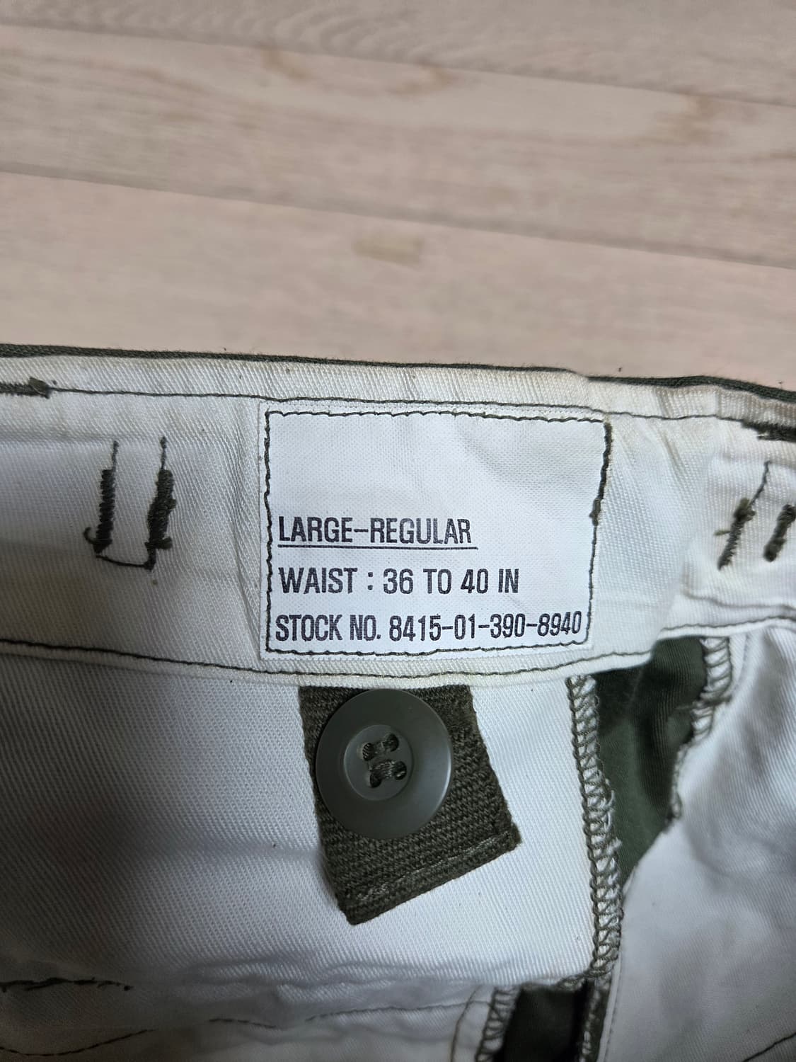 미군 M65 바지.L.R. 상태최상 상품이미지2