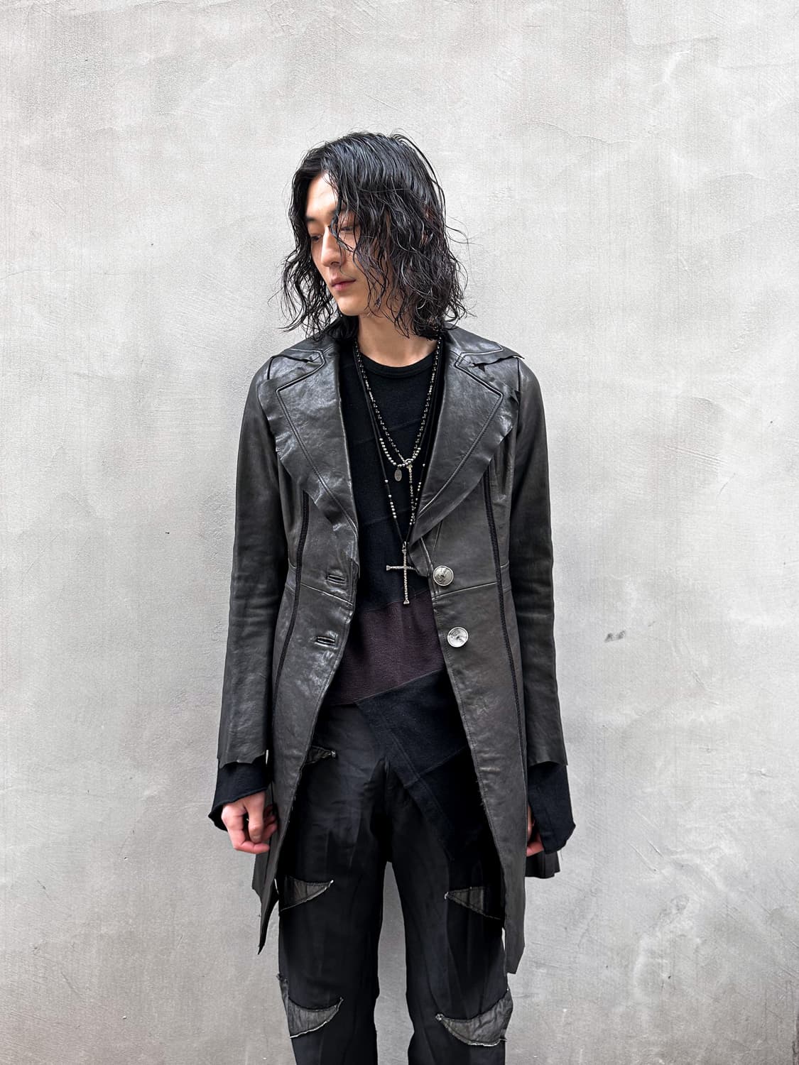sheep leather cutting coat  상품이미지1