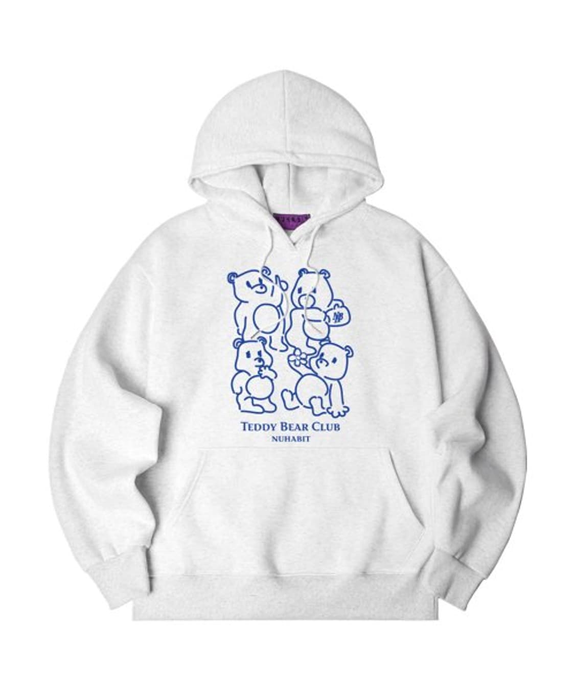 뉴해빗 테디베어 기모 후드티 상품이미지1