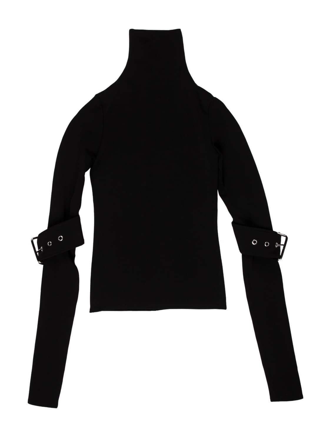 MAXIMILIAN DAVIS 벨트 터틀넥 탑 상품이미지3