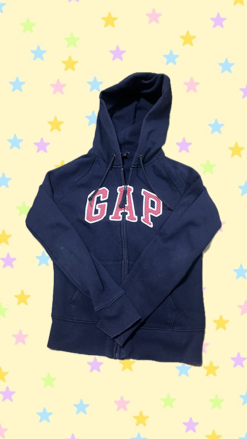 갭 도트 로고 후드집업 상품이미지2